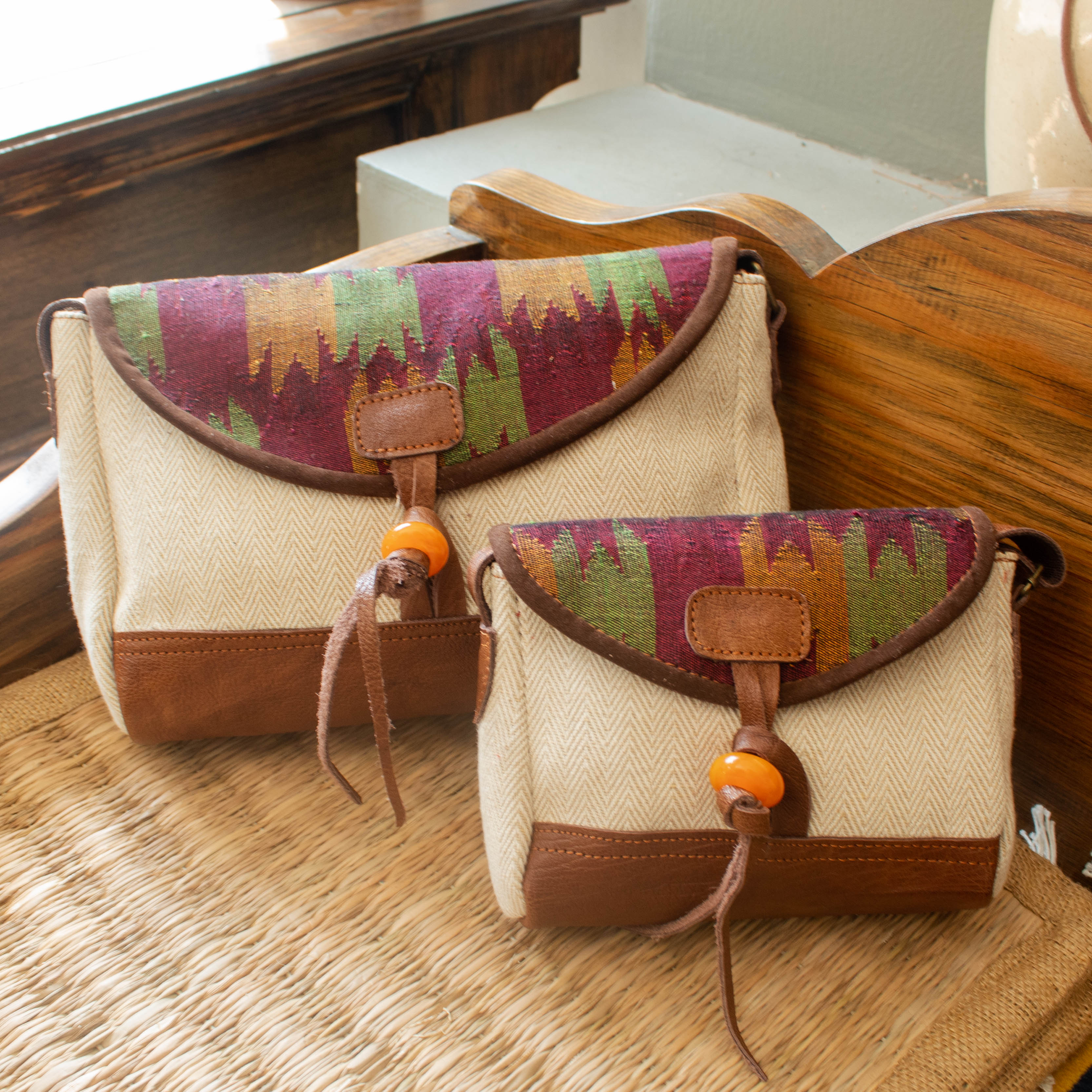 Hemp-Dhaka Side Bag