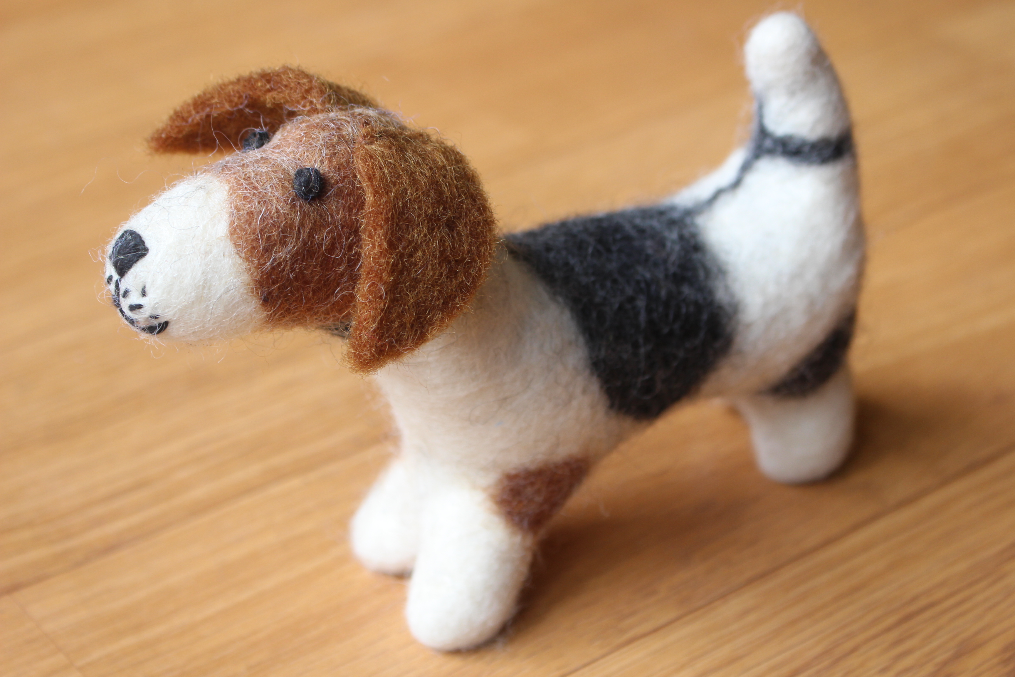 Felt Dog Figure Toy for Children