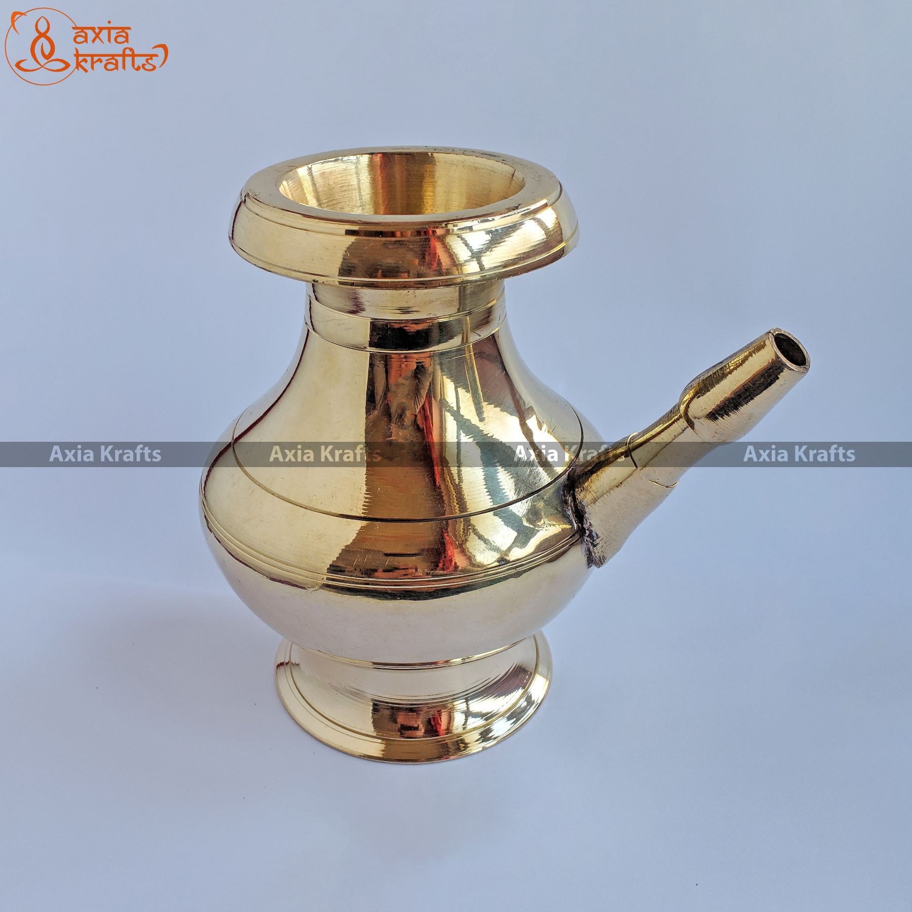 Brass Karuwa 6 inches 675ml Dhalot Karuwa Axia Krafts