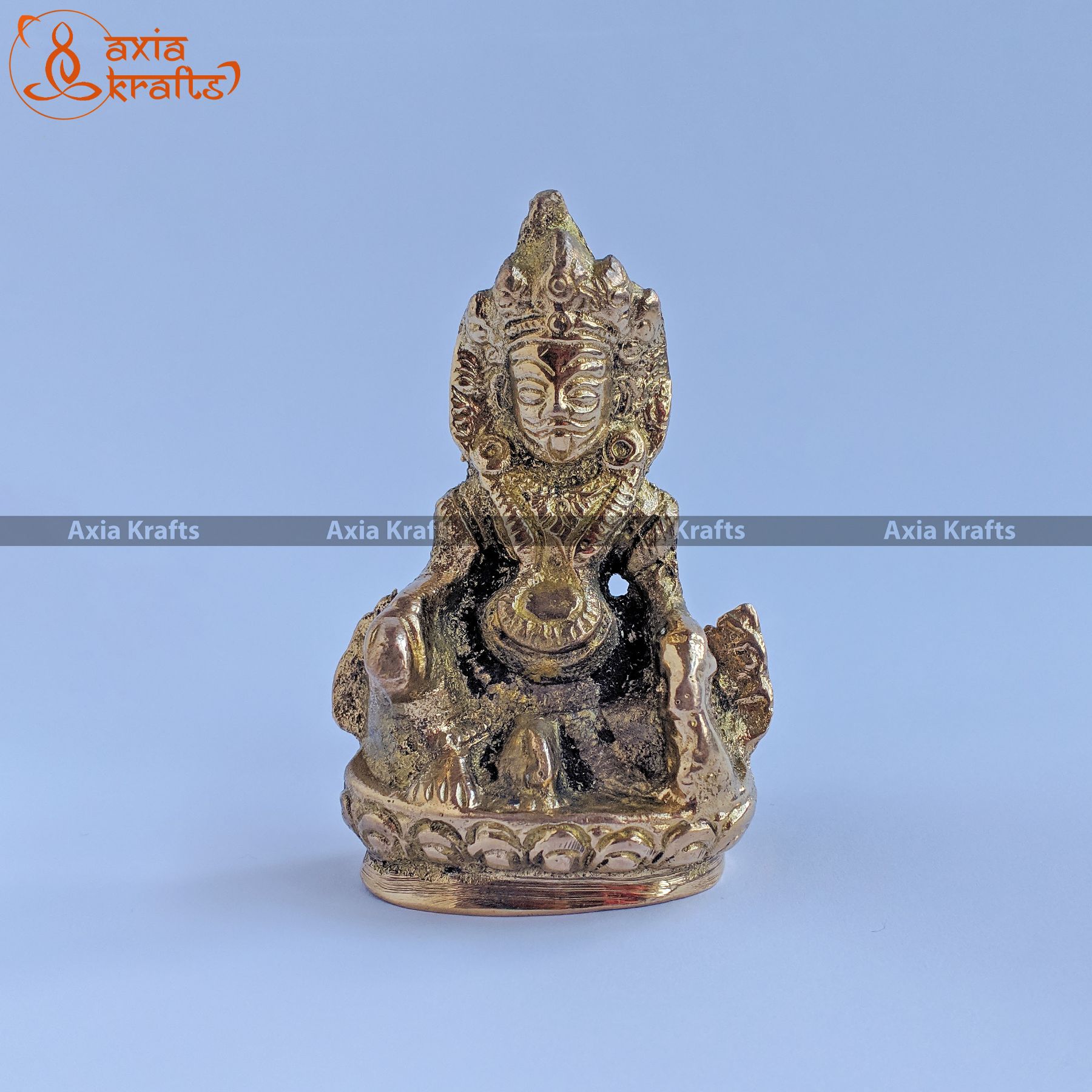  Brass Kuber 3 inches | Statue | Worship | Puja | Axia Krafts