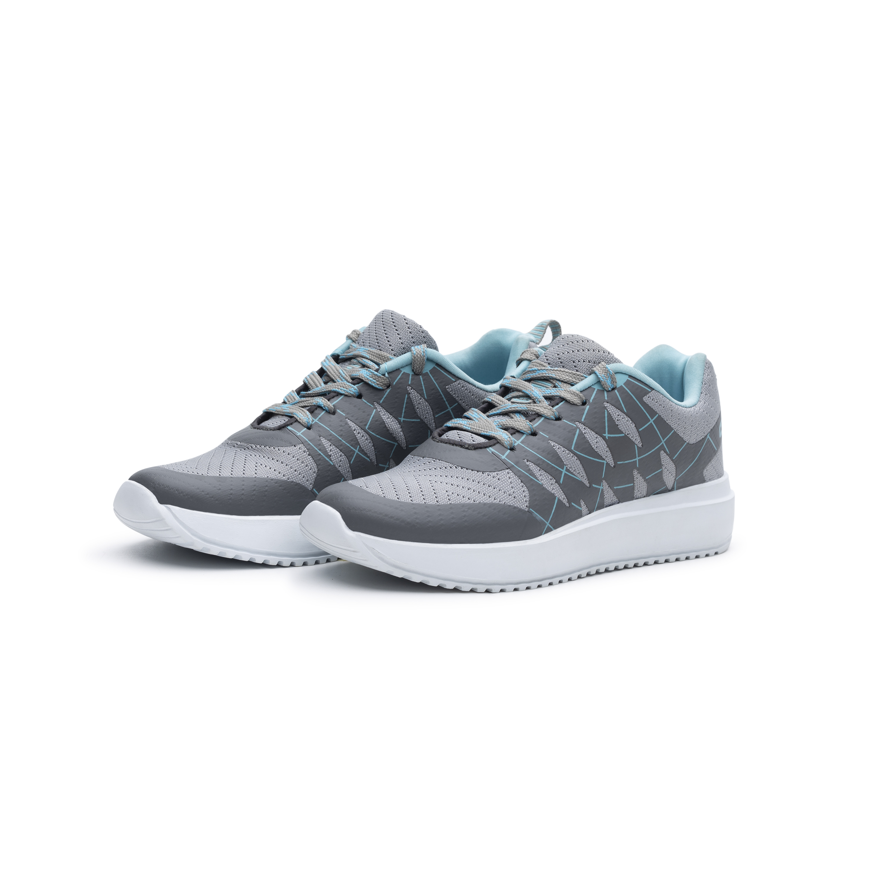 G10 L1006 Grey Goldstar Shoes for Women