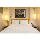 Handmade Light Grey Diyo Printed Malmal Bedsheet