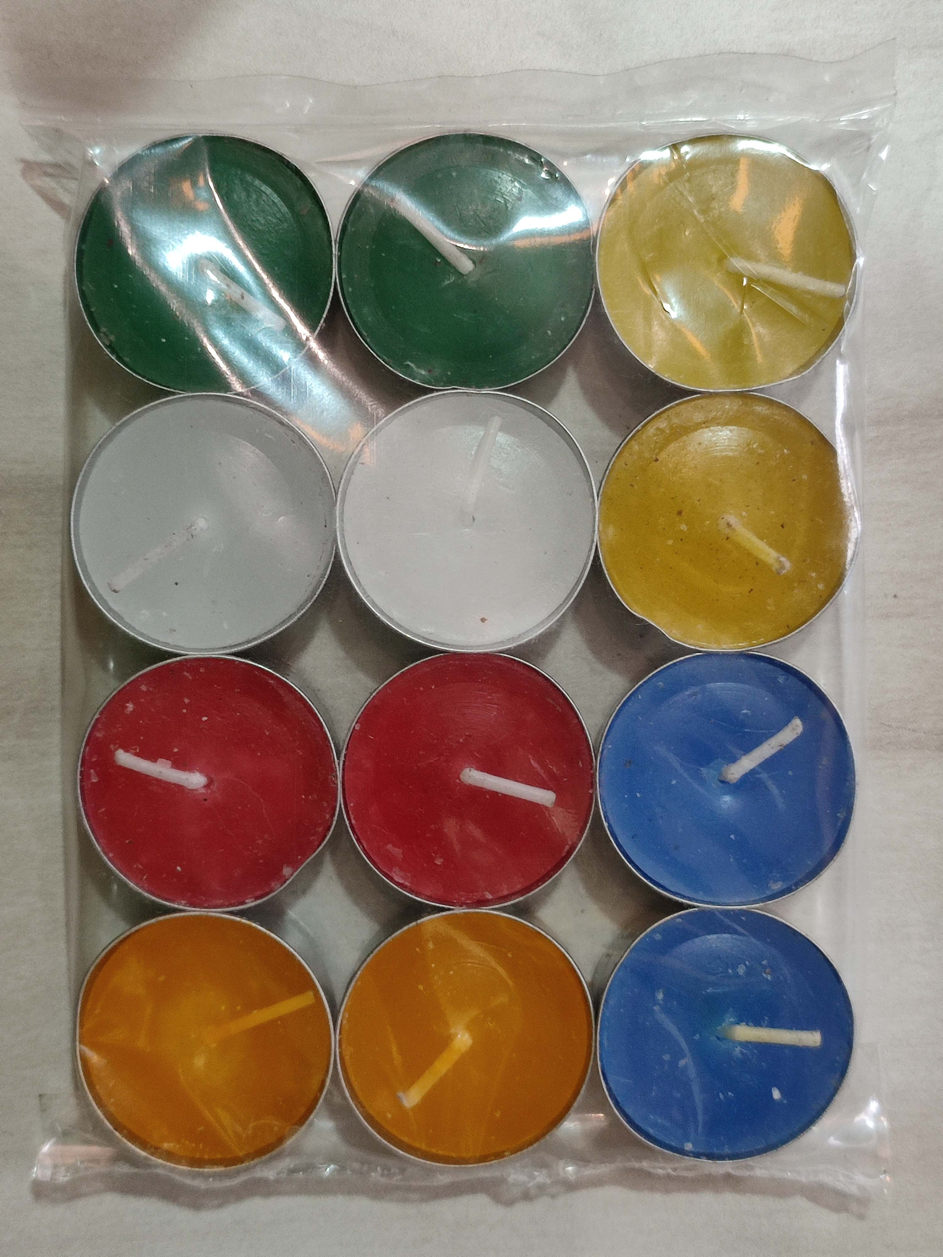 Colorful Eco Candle (Set of 12)