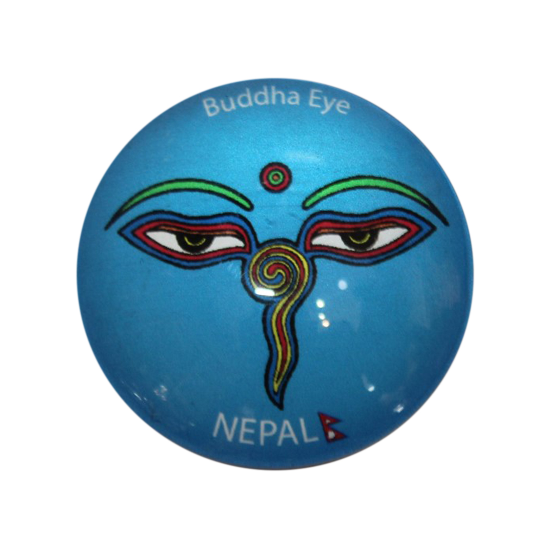 Glass fridge magnets