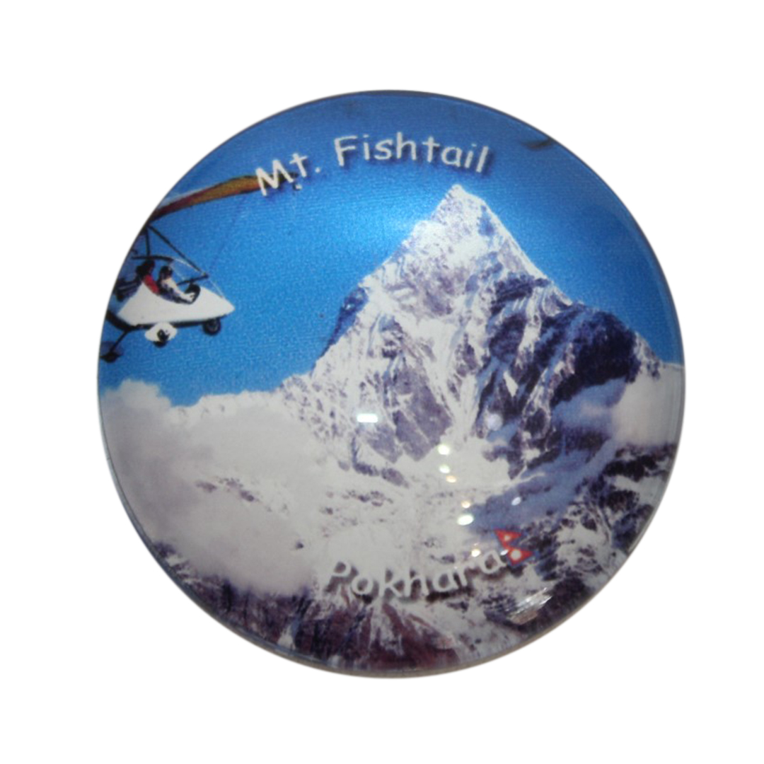Glass fridge magnets