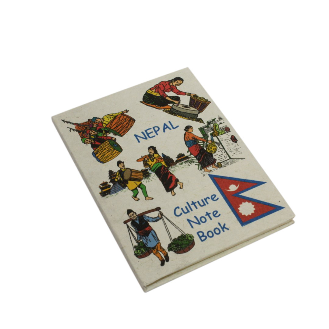 Medium Printed Lokta Notebook