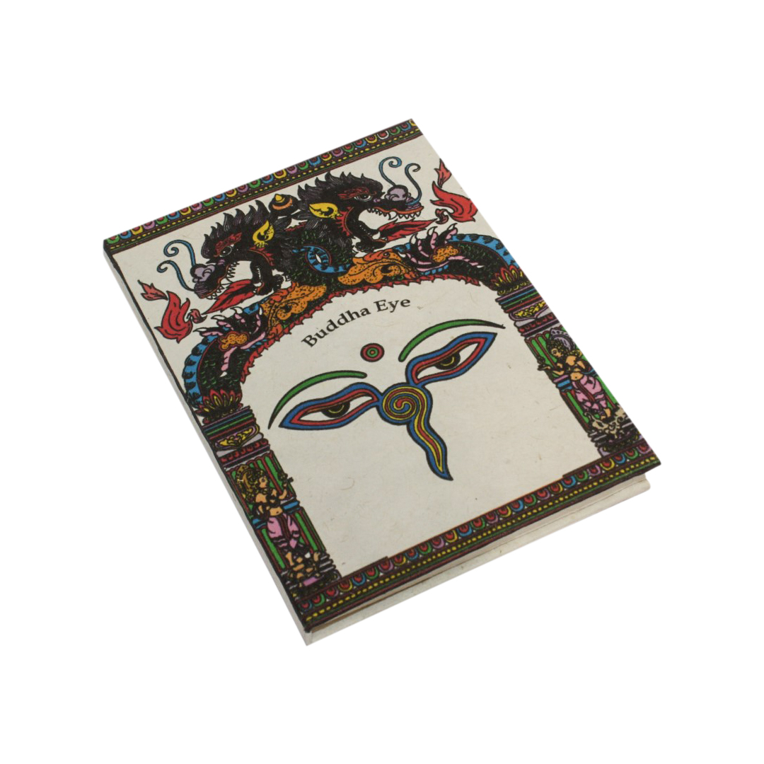 Medium Printed Lokta Notebook