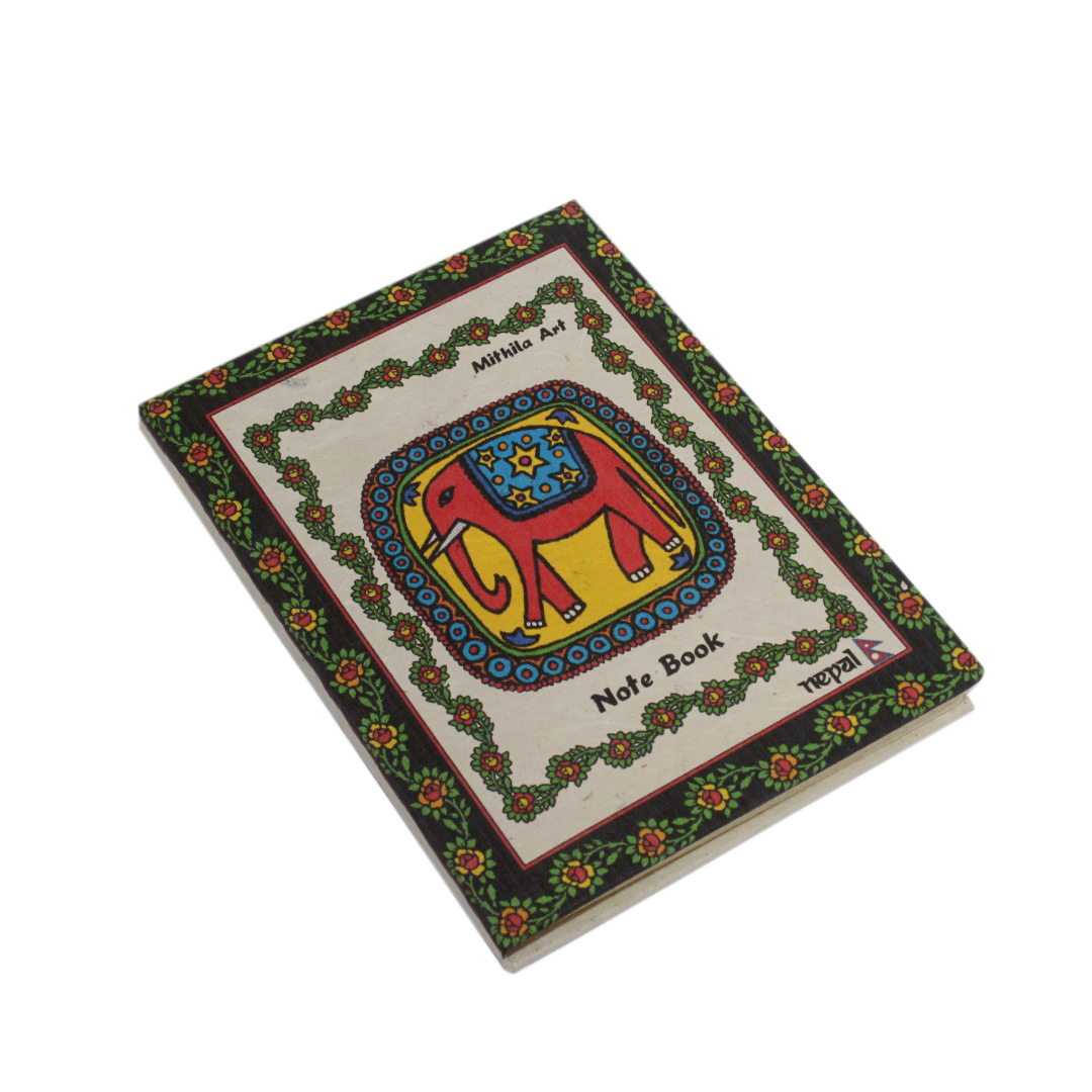 Medium Printed Lokta Notebook