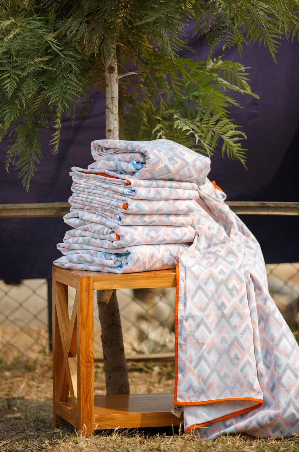 Handmade Multi-Colour Pattern Design Malmal Khasto