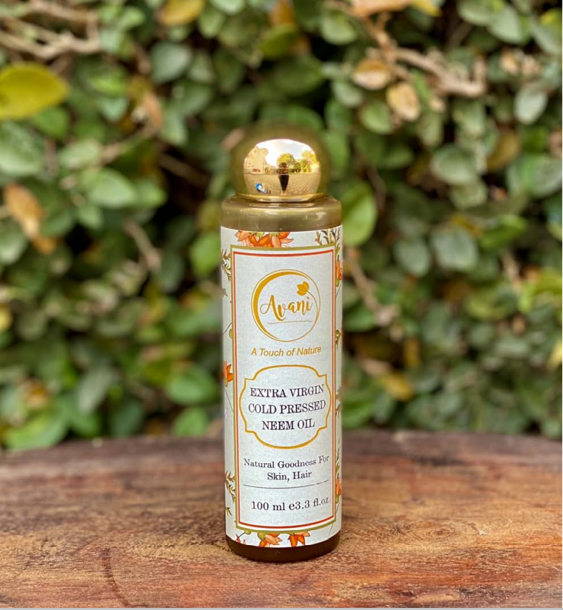 Avani 100% Pure and Natural Extra Virgin Cold Pressed Neem oil 100 ml