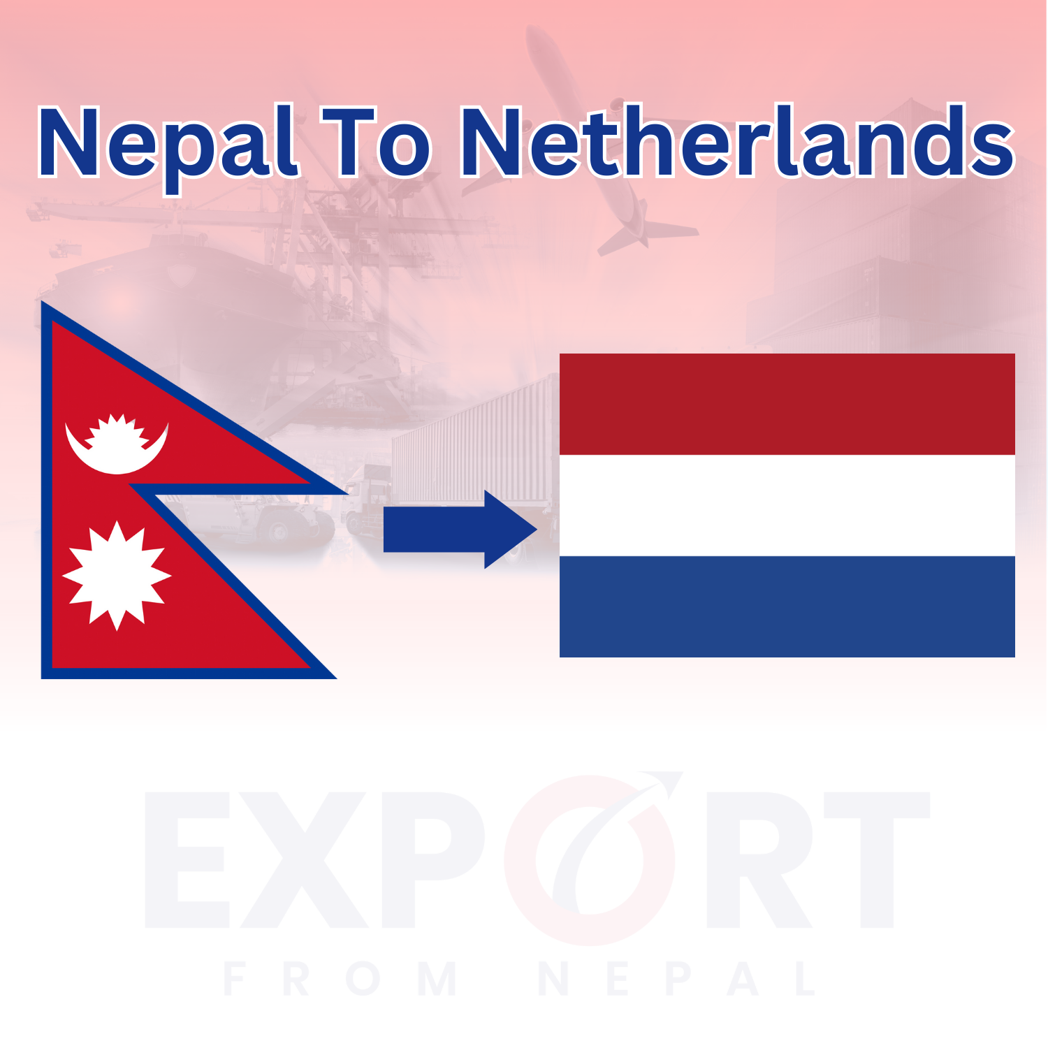 Kathmandu to Netherland 45-99 kgs