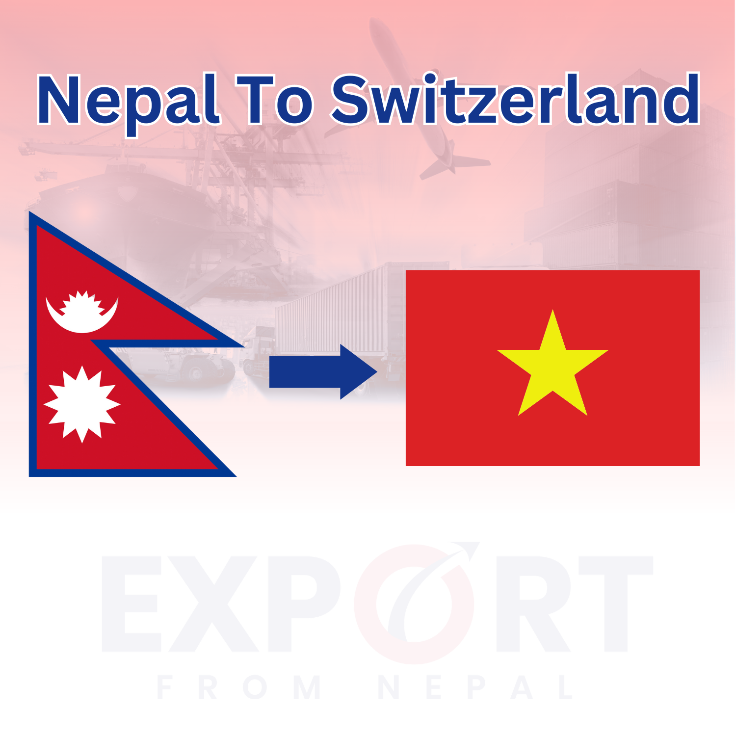 Kathmandu to Switzerland 100-499 kgs
