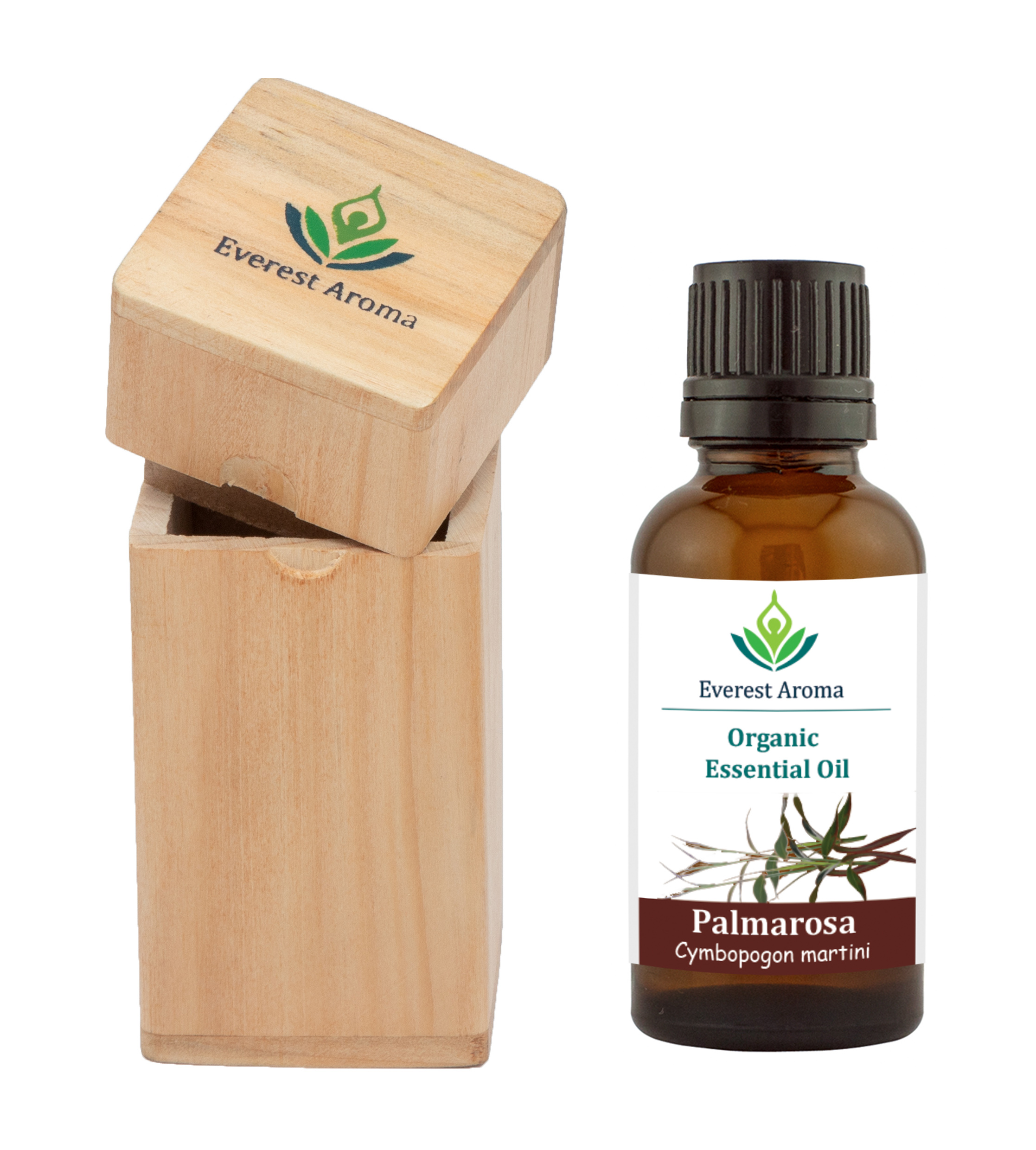 Organic Palmarosa Essential Oil (10ml) | Aromatherapy | Herb Extract | Stabilizing physical symptoms of PMS 
