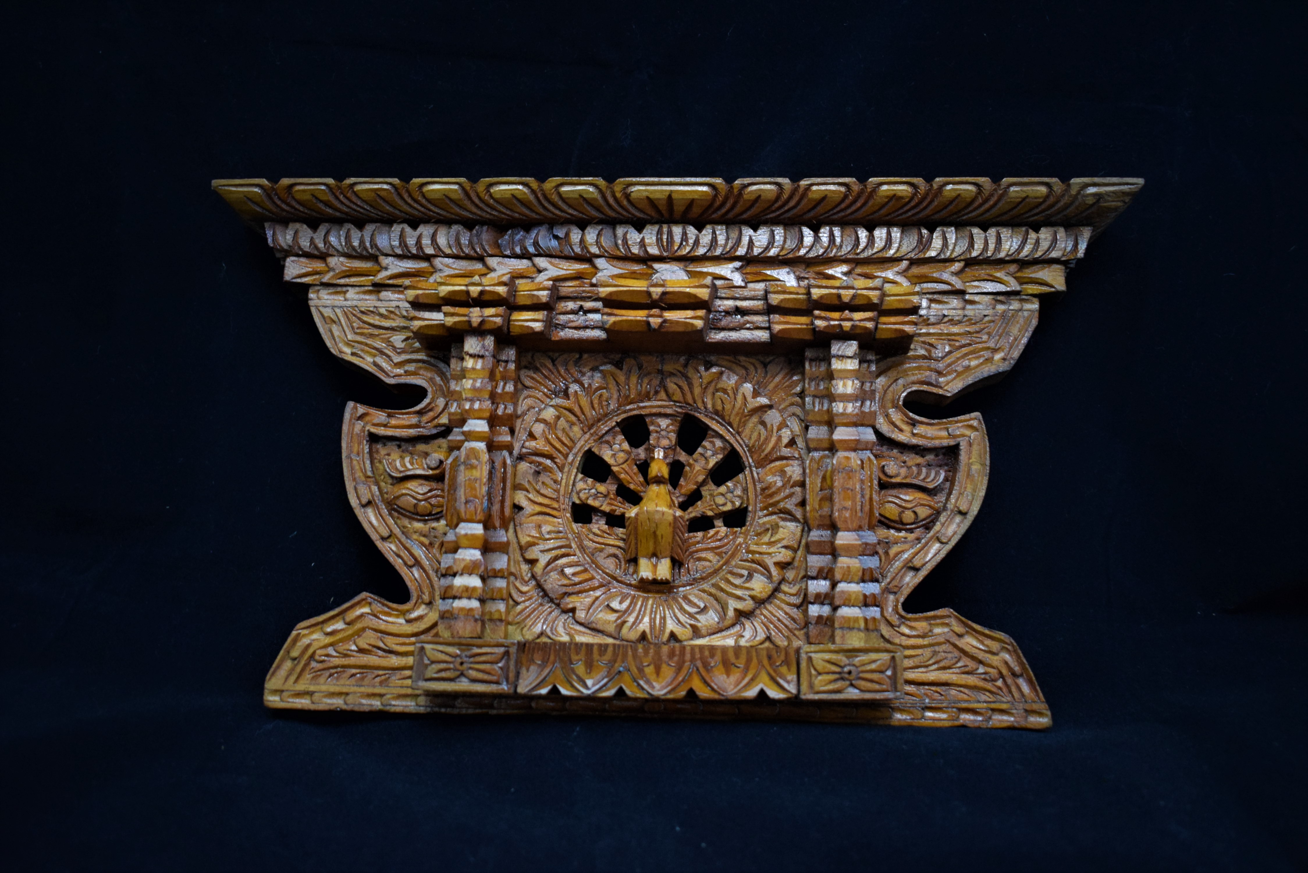 Beautifully Designed Handmade Peacock Window