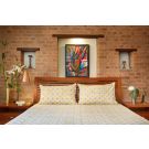Handmade Yellow Turkish Pattern Cotton Bedsheet