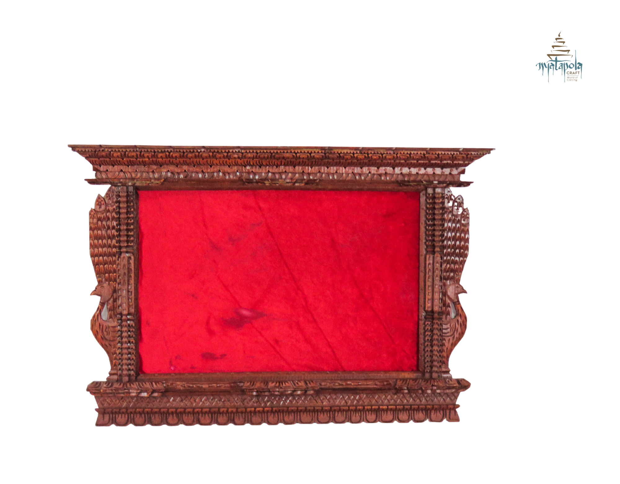 A3 Frame with Peacock