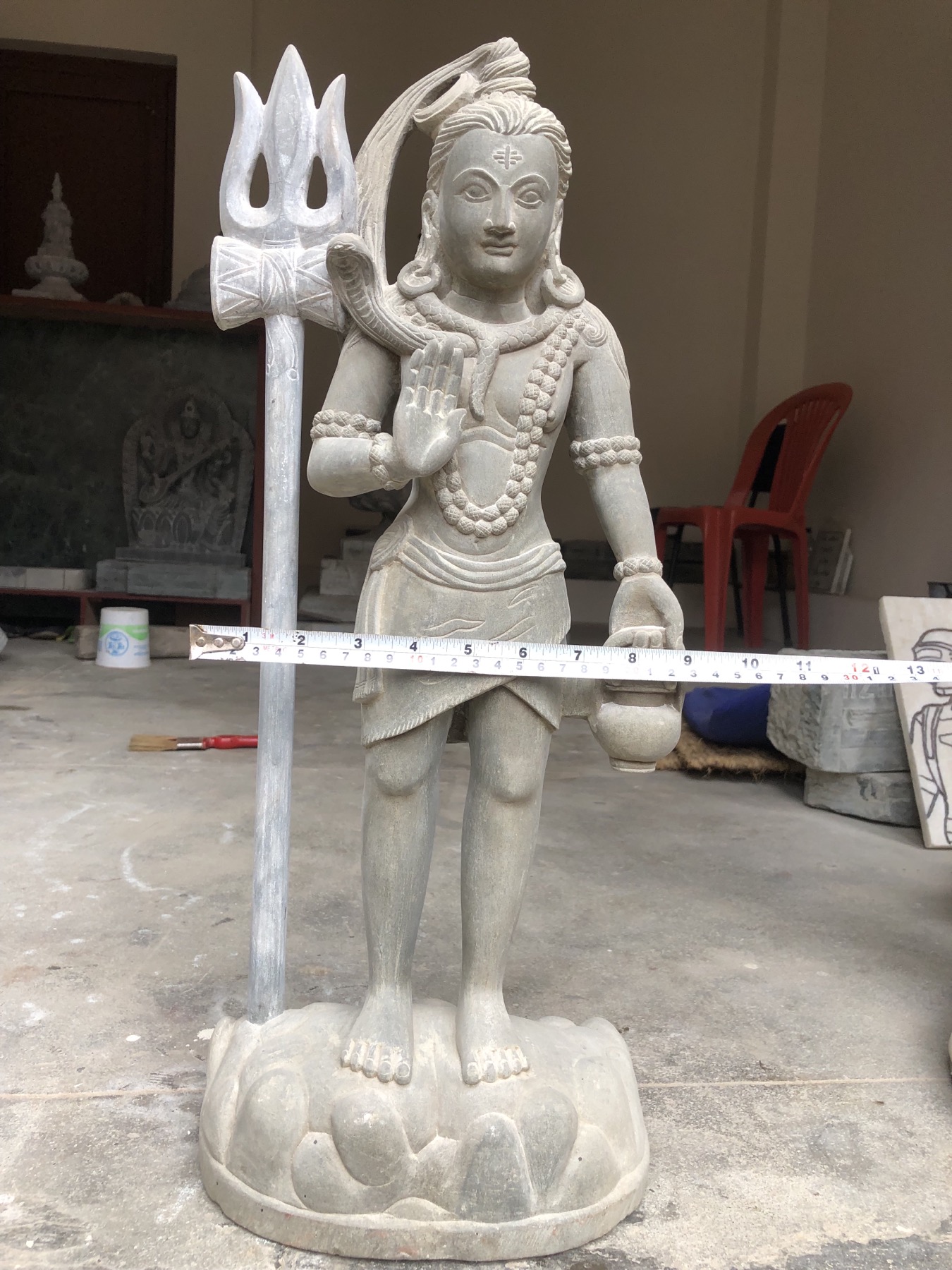 Stone Carved Lord Shiva