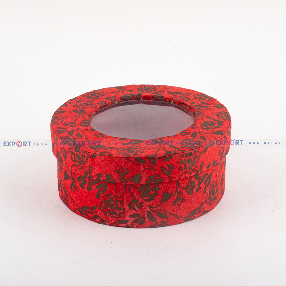 Red Circular Box