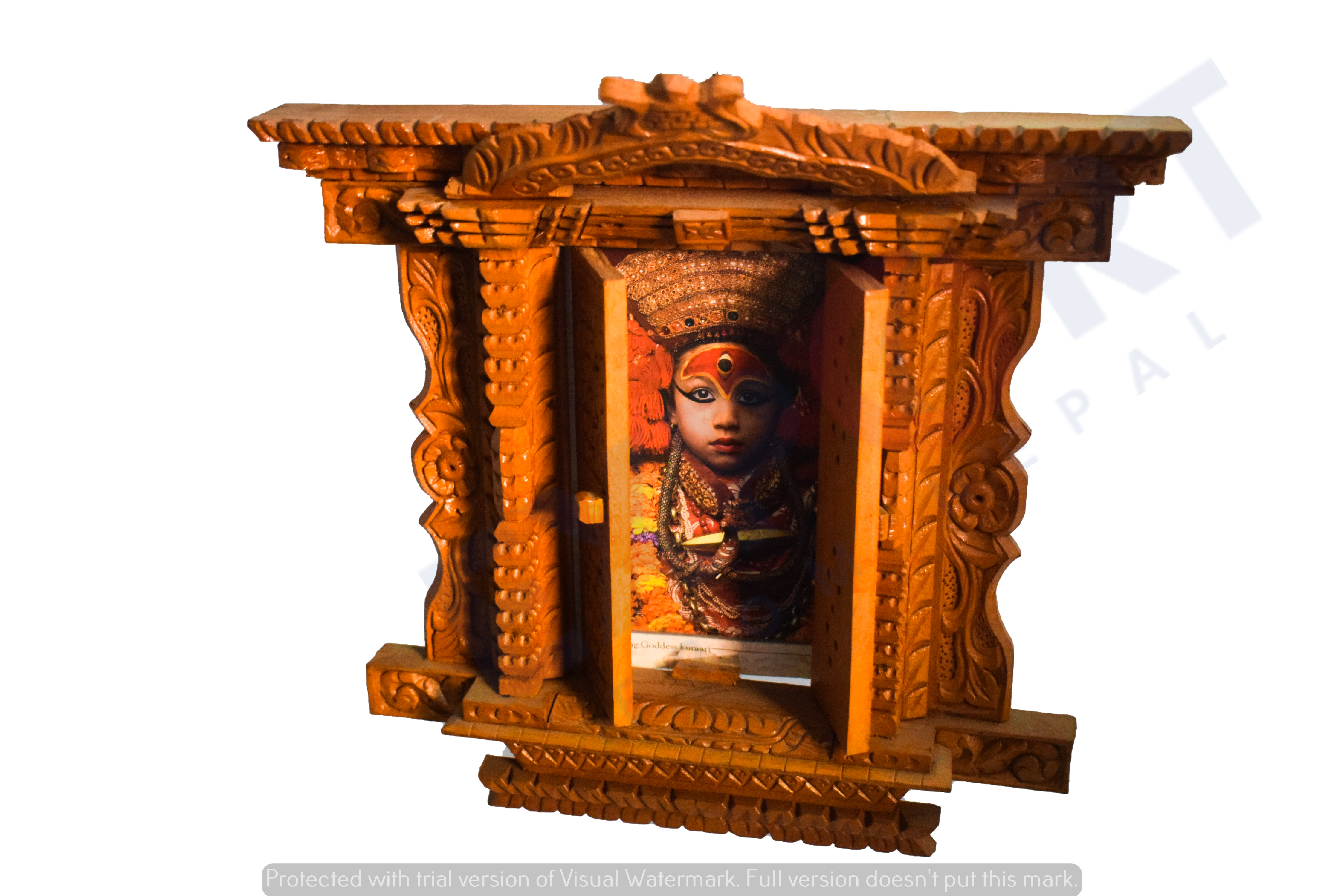 Wooden Door Photo Frame