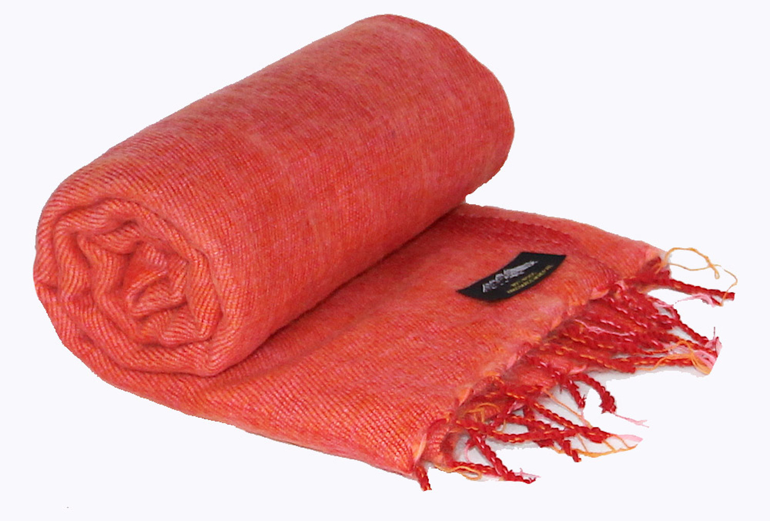 Yak Wool Shawl Light Maroon Color